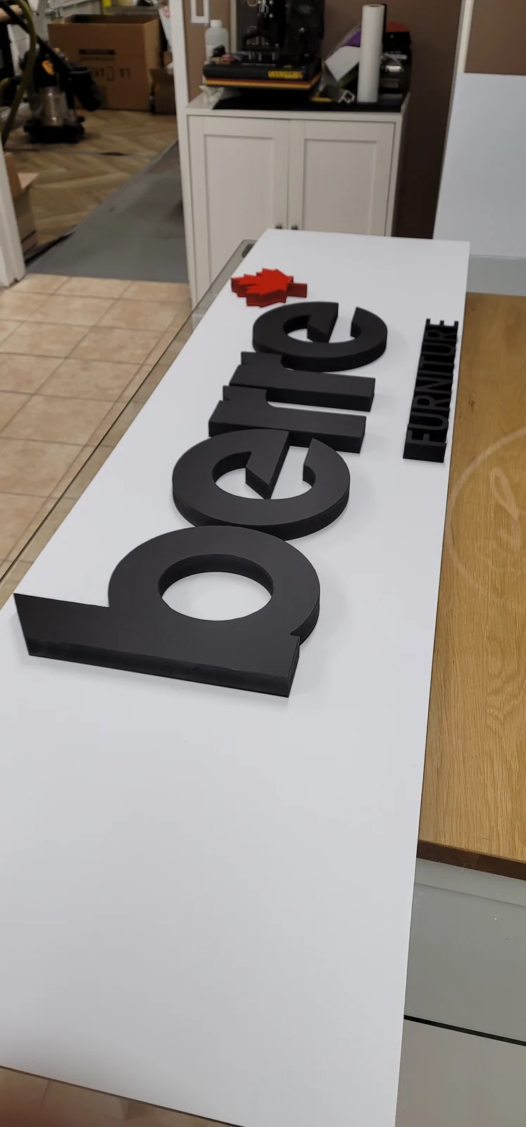 Dimensional letters project by Kerem Sign in Toronto