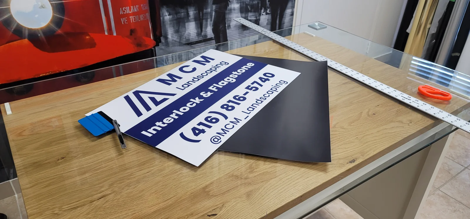 Magnet sign project by Kerem Sign in Toronto
