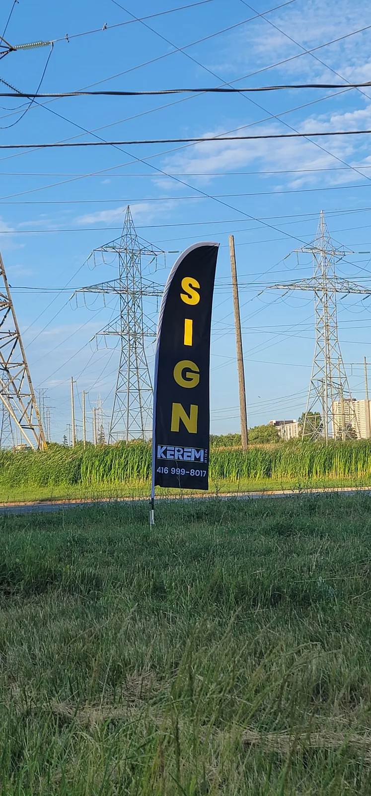 Pylon sign project by Kerem Sign in Toronto