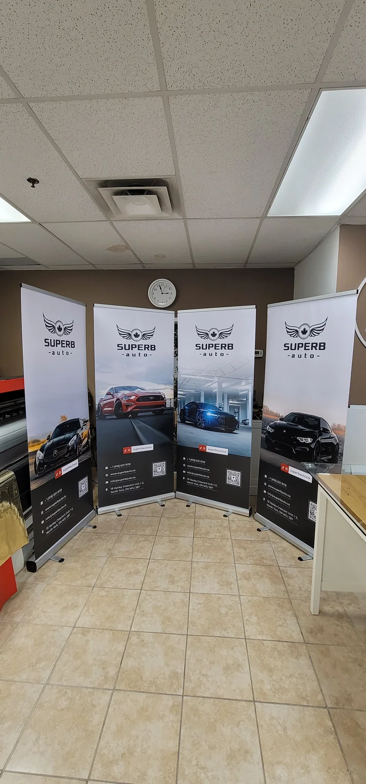 Roll-up banner project by Kerem Sign in Toronto